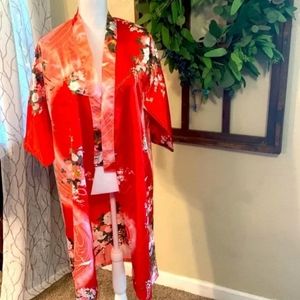 Vintage Juguemm Authentic Japan Traditional Kimono Robe 100% Polyester Size 45